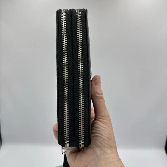 CXL Christian Lacroix Black Double Zip‎ Wristlet Wallet NWT Zip Around New - Picture 4 of 9